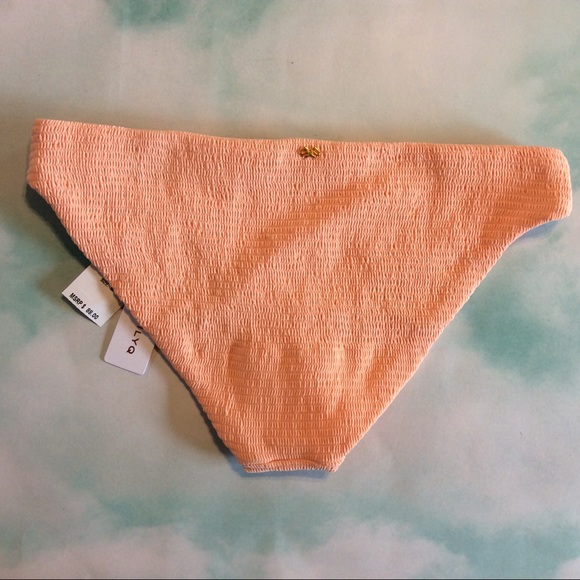 New PilyQ Smocked Full Fit Bikini Bottoms - Picture 5 of 6